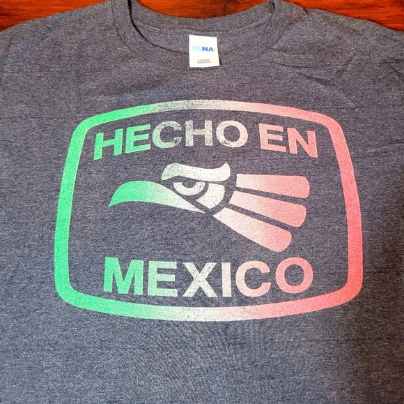 New. Hecho en Mexico Tshirt. 50/50 - Picture 2 of 2